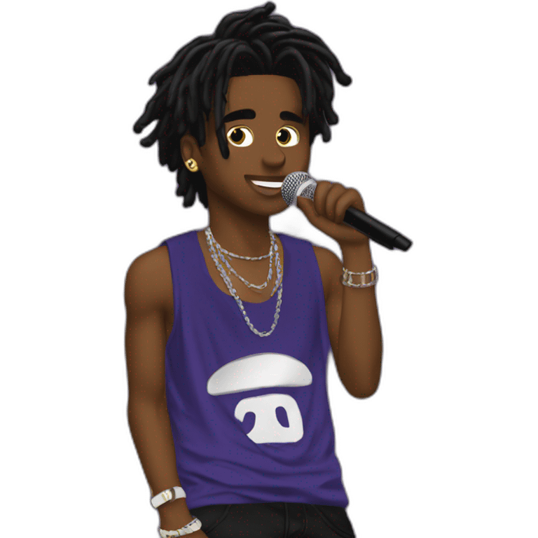 playboi carti performing at a concert emoji