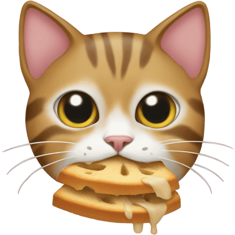 Cat munching  emoji