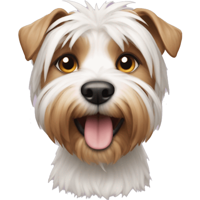 terrier SHOT HAIR dog emoji