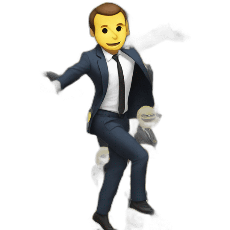 macron do a dab emoji