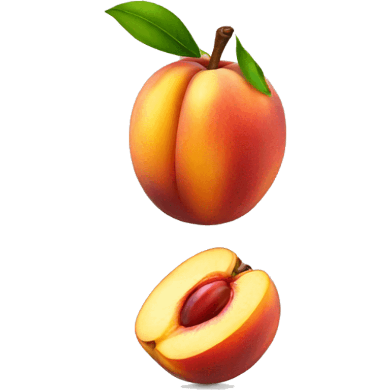 Nectarine emoji