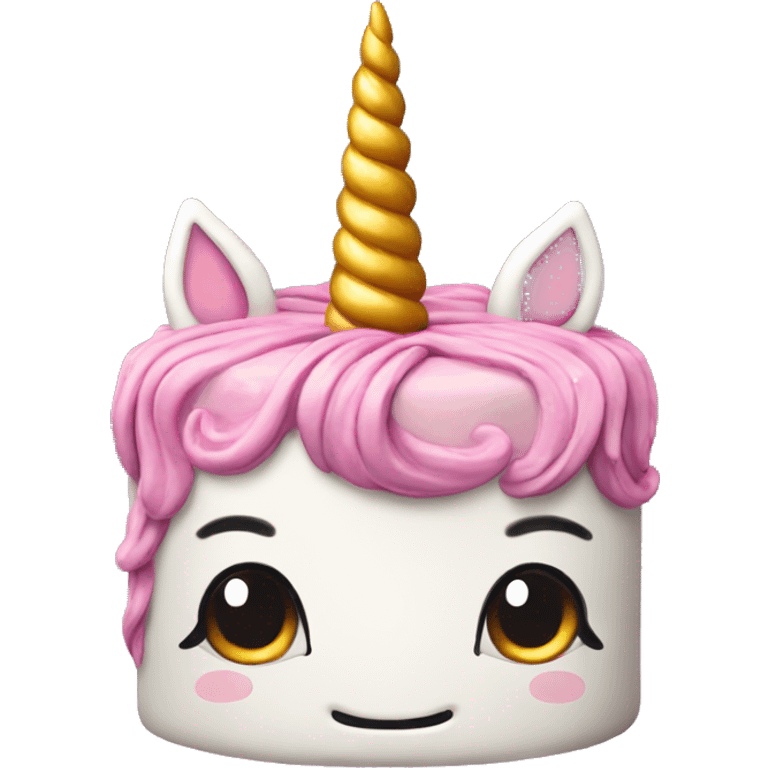 unicorn birthday cake  emoji