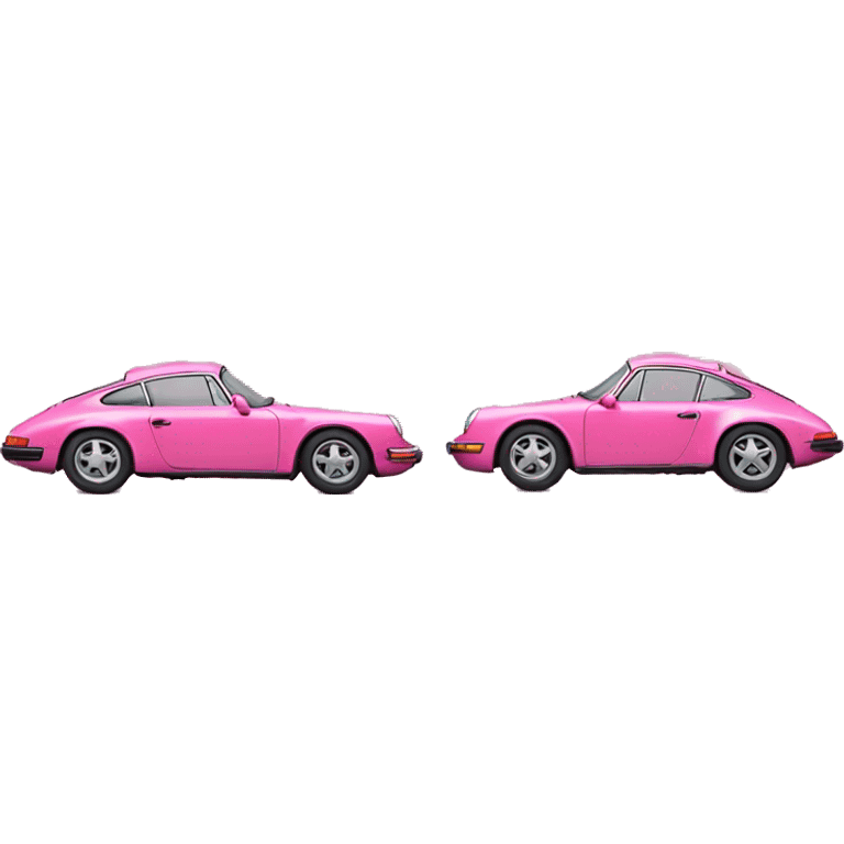 Pink Porsche  emoji