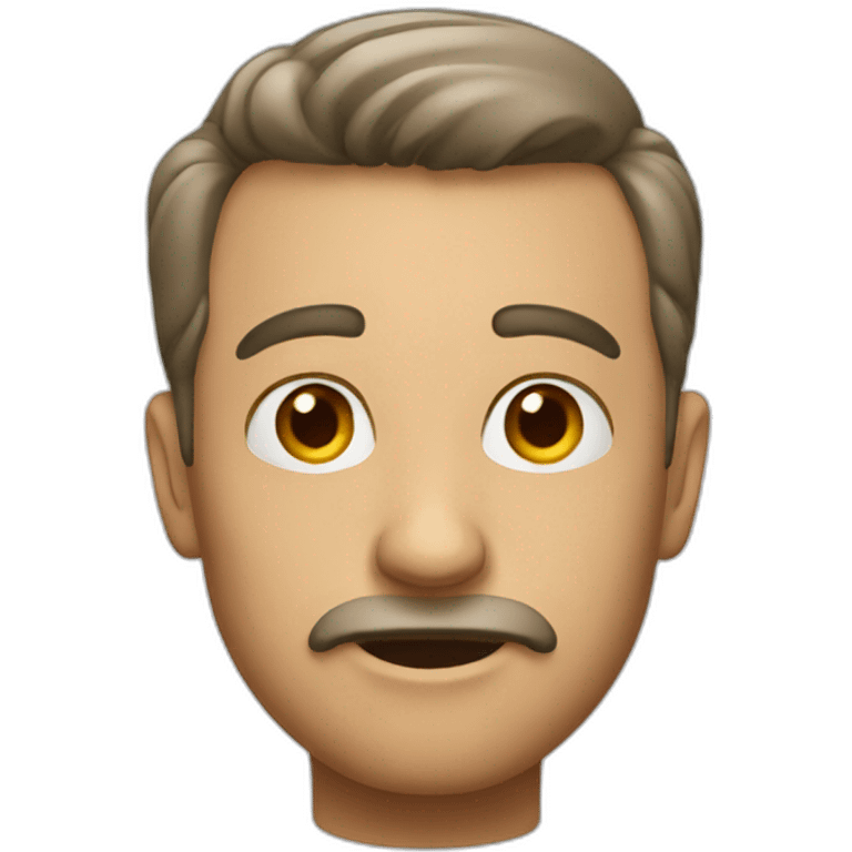 curious man emoji