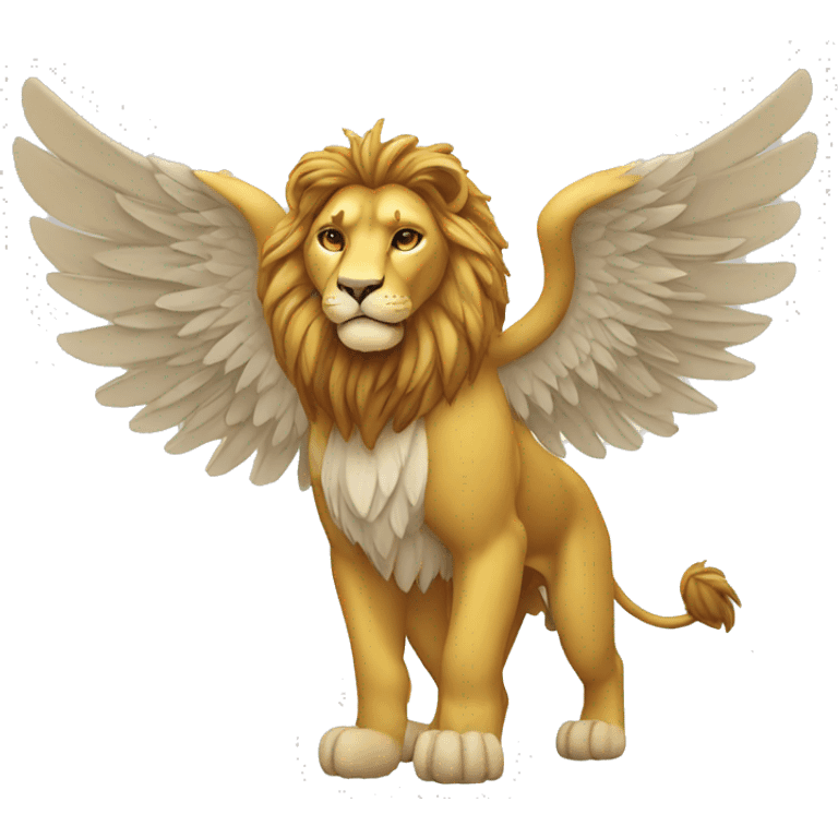 Winged lion  emoji