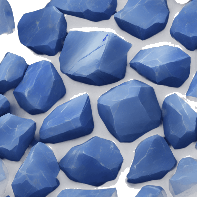 Lapis lazuli rock emoji