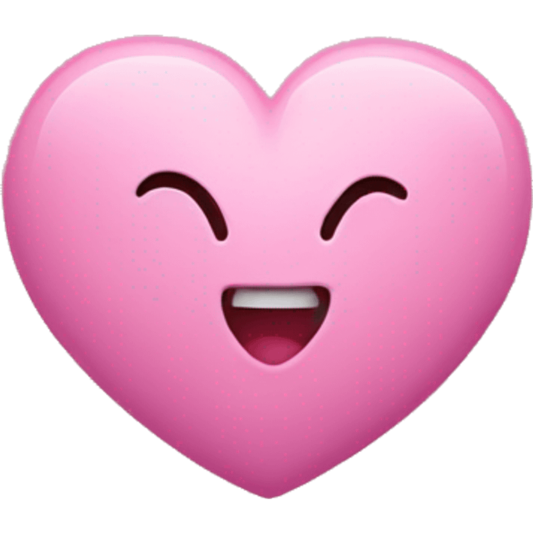 Heart with print emoji