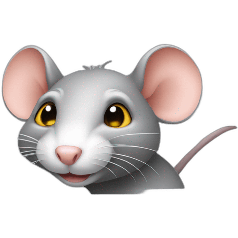 Rat avec de l'argent emoji