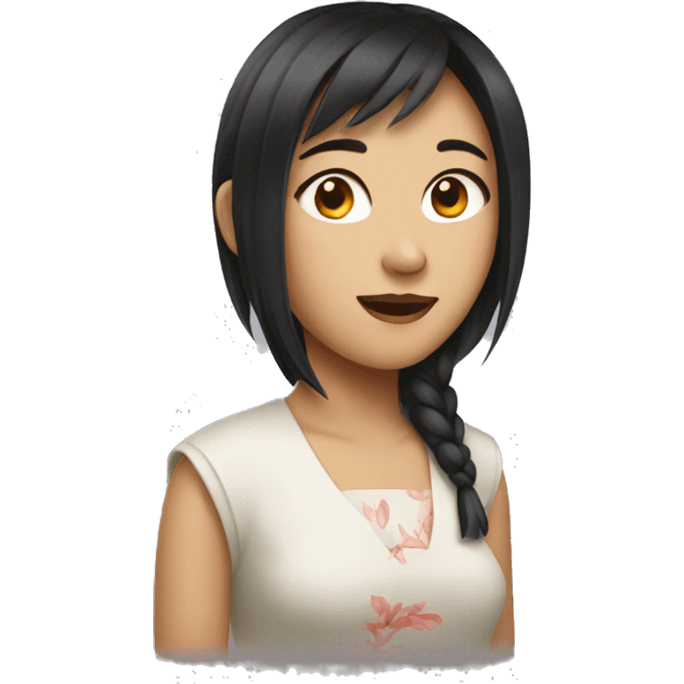 a chinese girl emoji