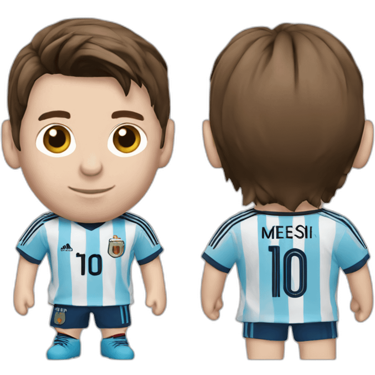 Lionel Andrés Messi Argentine uniform emoji