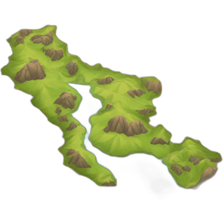 Canary Islands in the map emoji