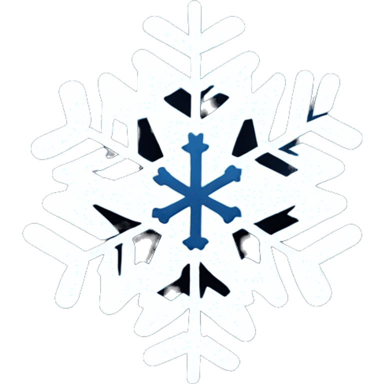 white Snowflake emoji