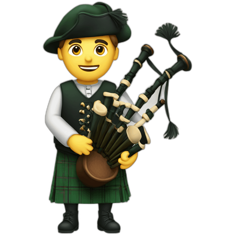 Bagpipe player emoji