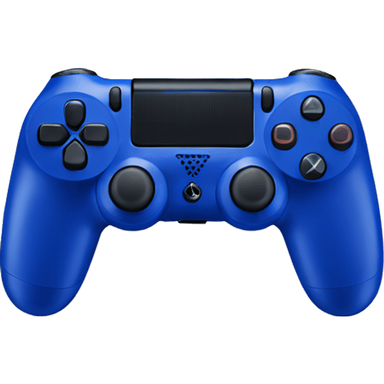 Blue ps4 control  emoji