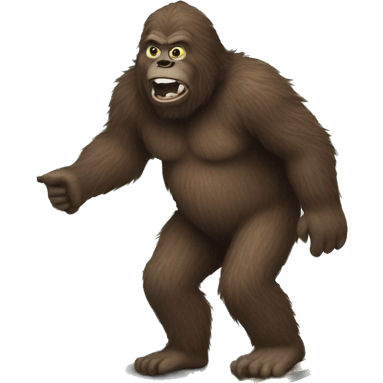 bigfoot getting gas emoji