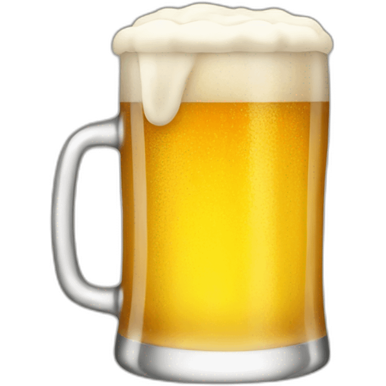 Glass of beer emoji