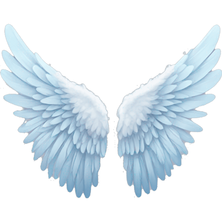 Iced angel wing emoji