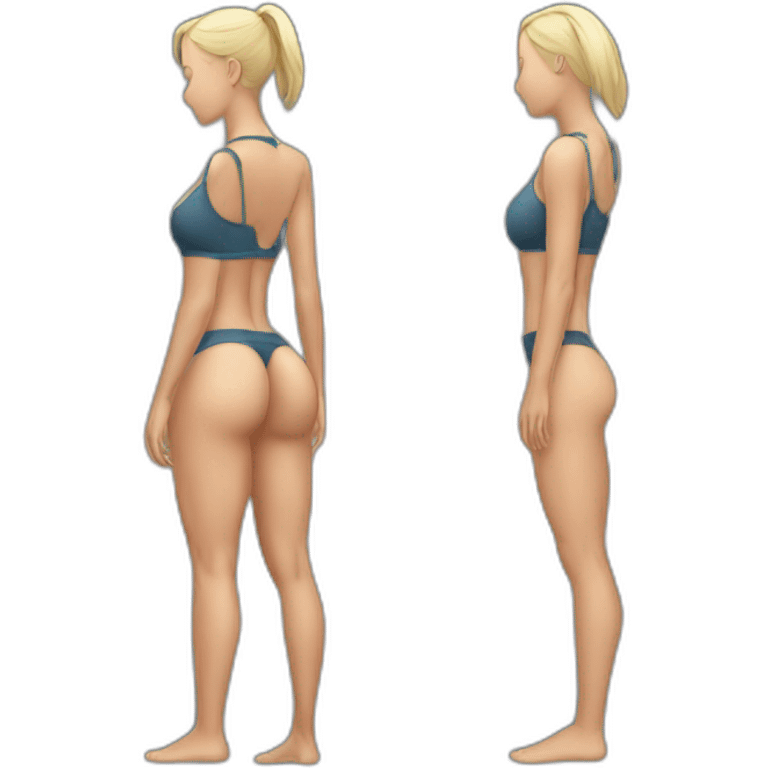 glute woman emoji