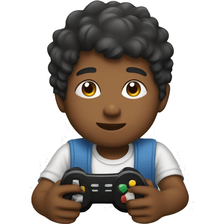 boy playing video games emoji