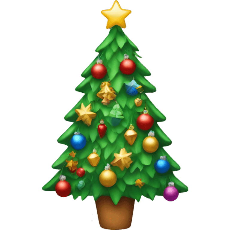 decorated christmas tree emoji