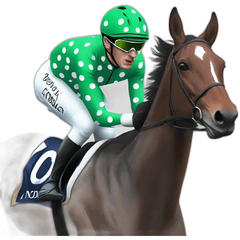 paul townend green polka dot jockey emoji