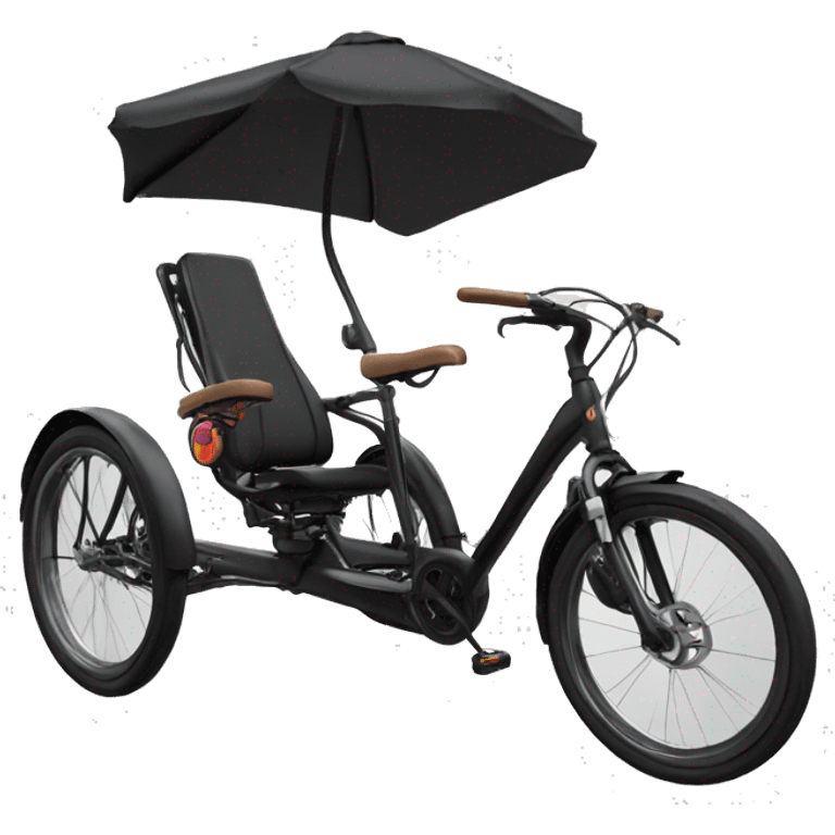 Recumbent trike emoji