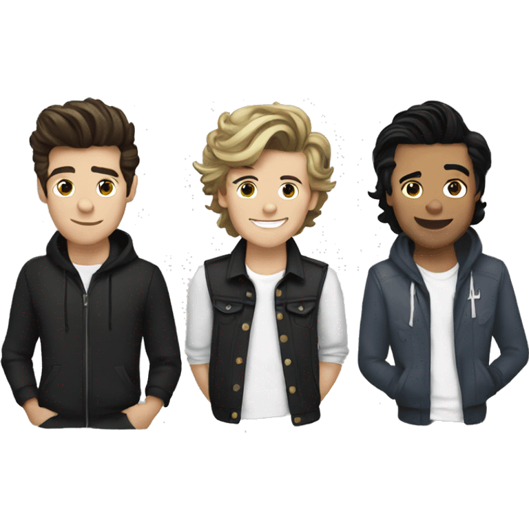 one direction together  emoji