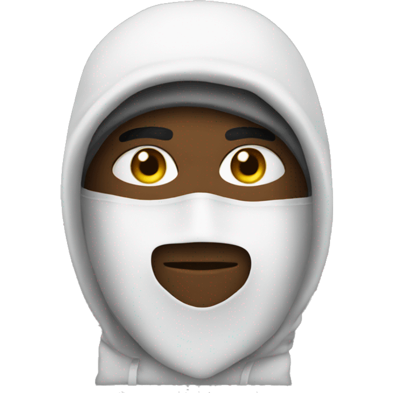 someone with ski mask emoji