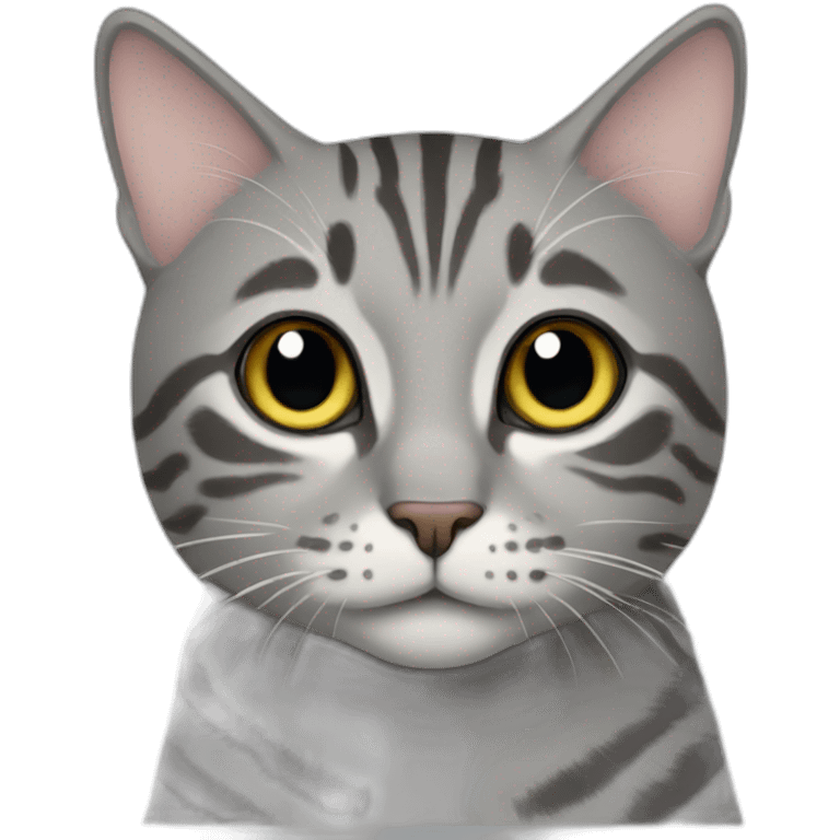 Grey Tabby Cat emoji