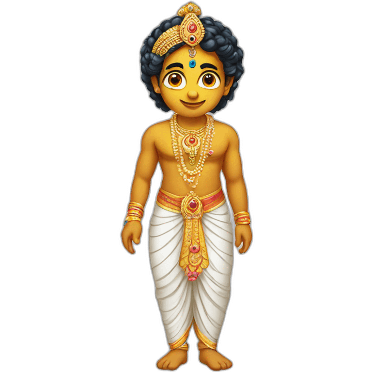 Lord Krishna full body emoji