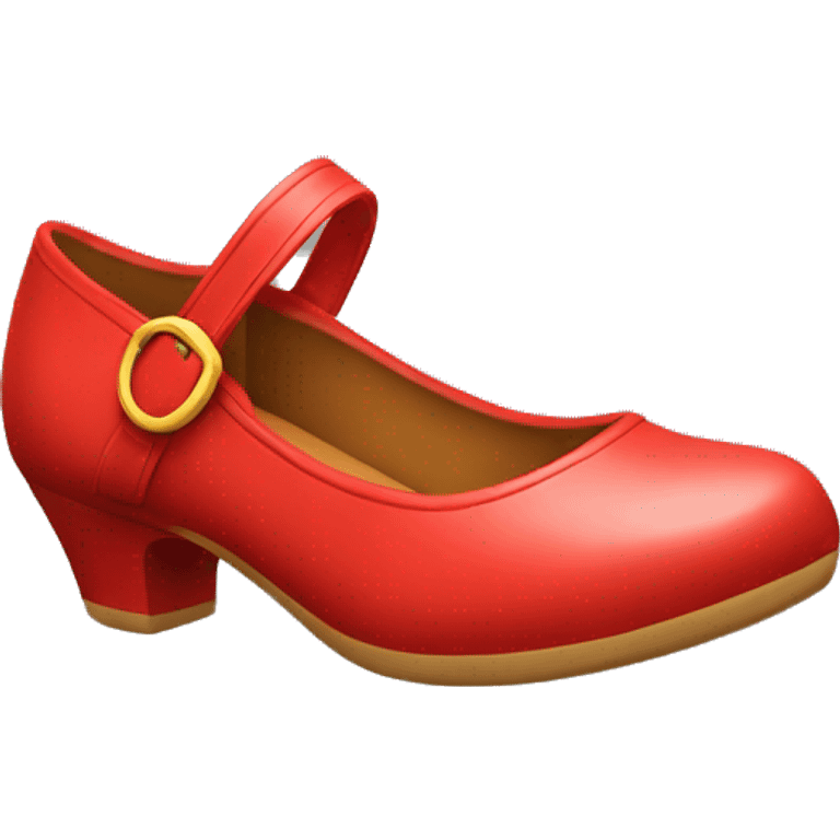 red mary jane shoes emoji