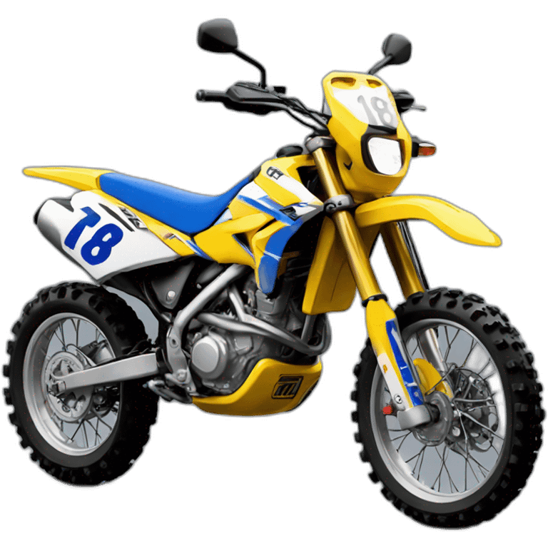 N°185 motocross emoji