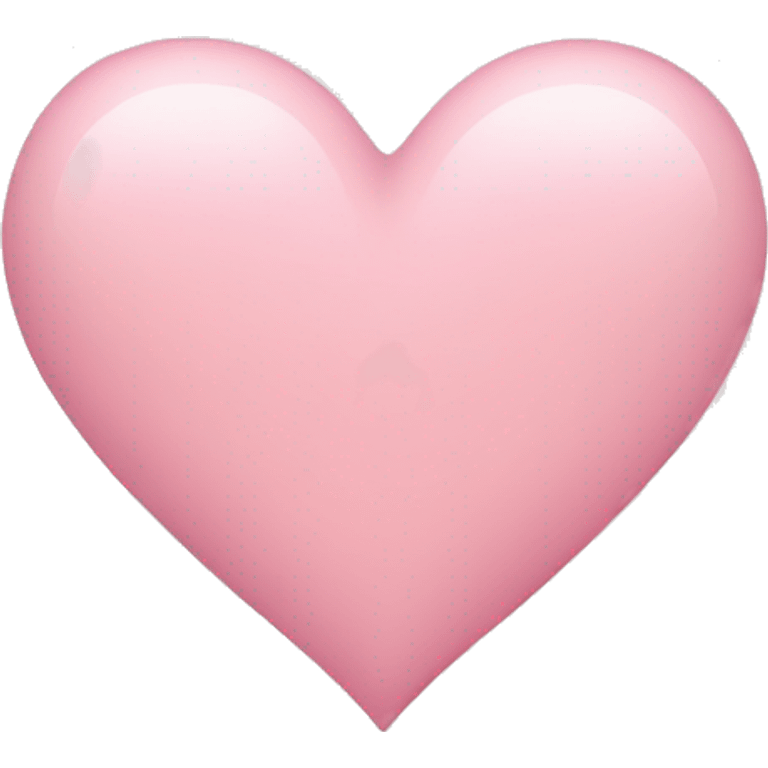 Light pink heart  emoji