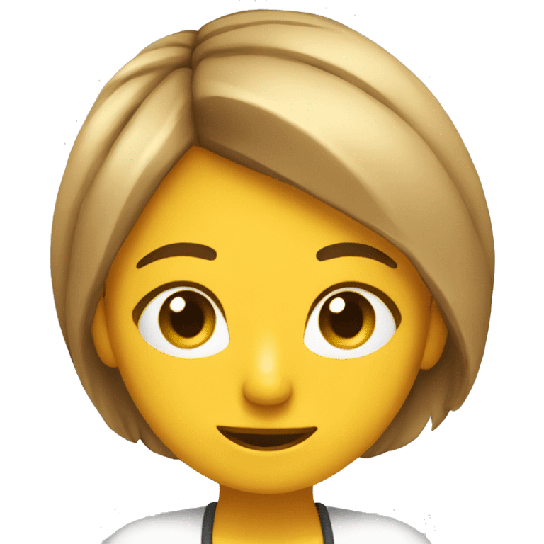 chica con actitud lunes emoji