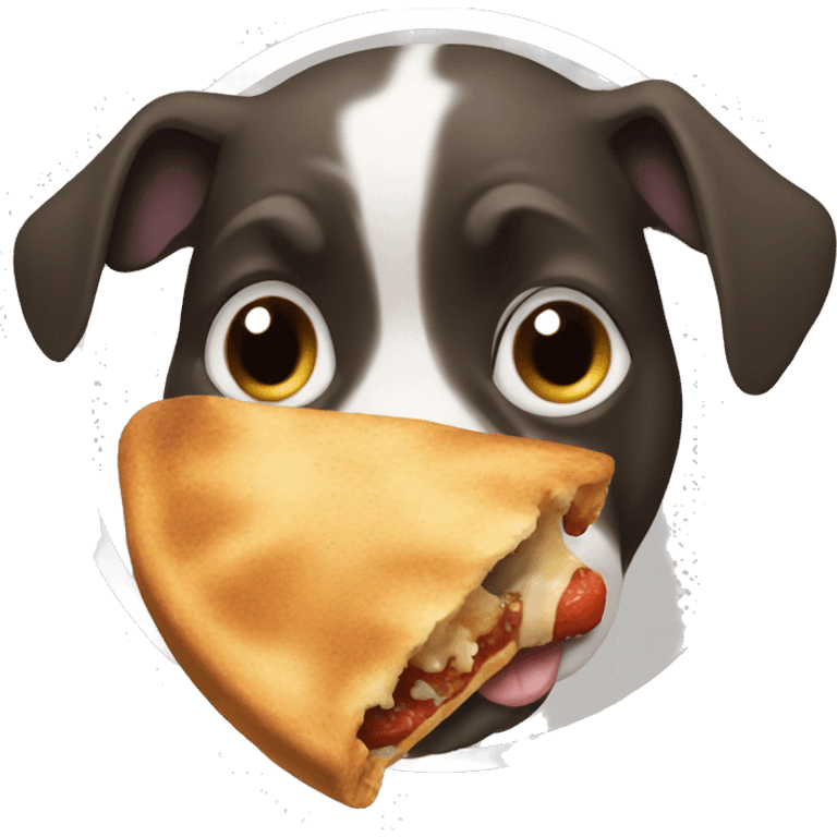 Dog eating emoji