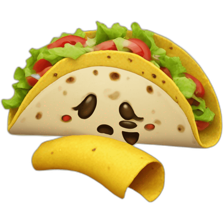 a taco fart emoji