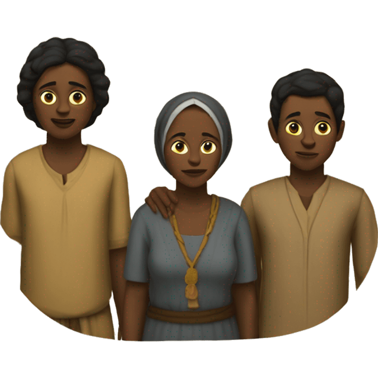 Mahomet prophet's wife and sons emoji