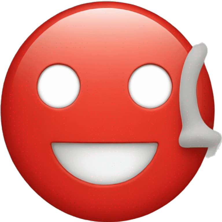 Red circle  emoji