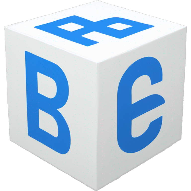 white box with blue pictures on the side and bold 'BC' logo in the middle emoji