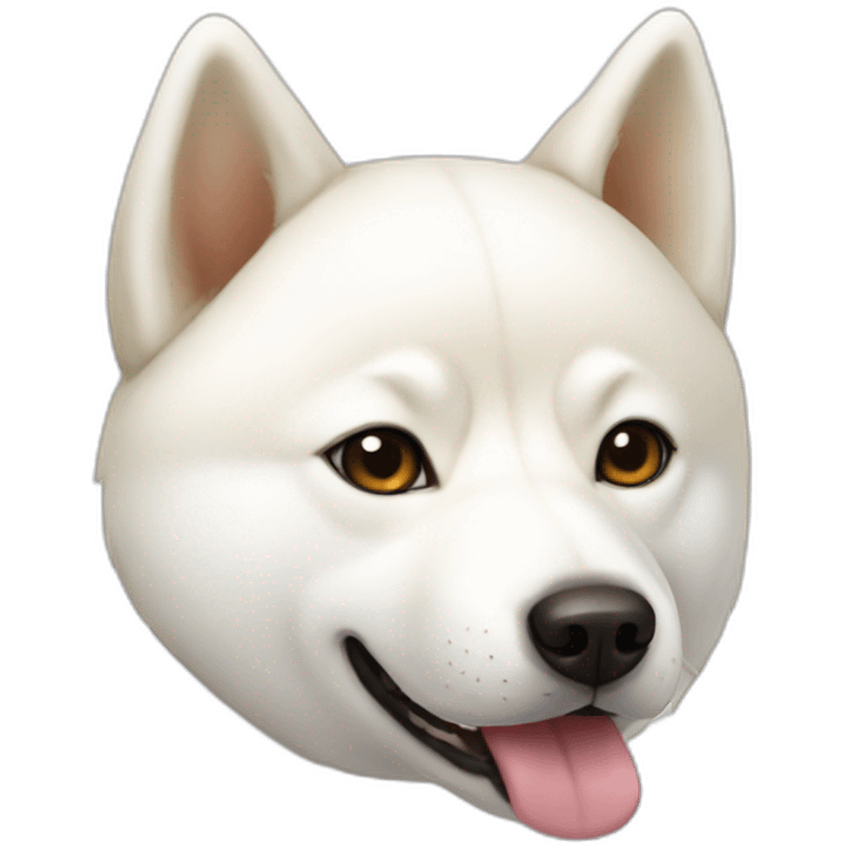 white shiba inu emoji