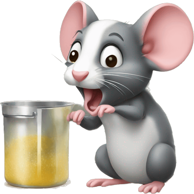 rat in the kitchen cute emoji