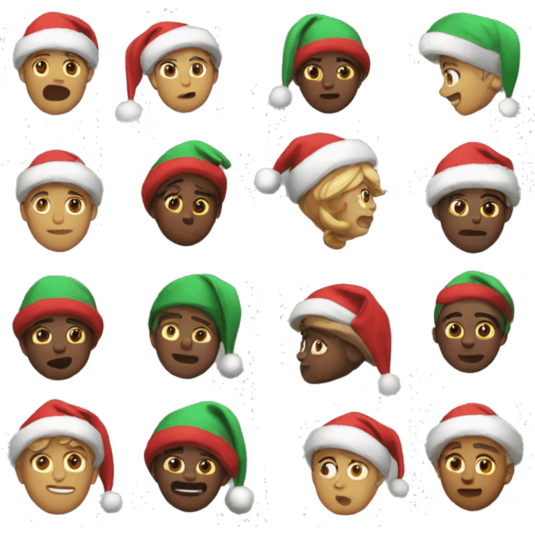 aesthetic christmas emoji