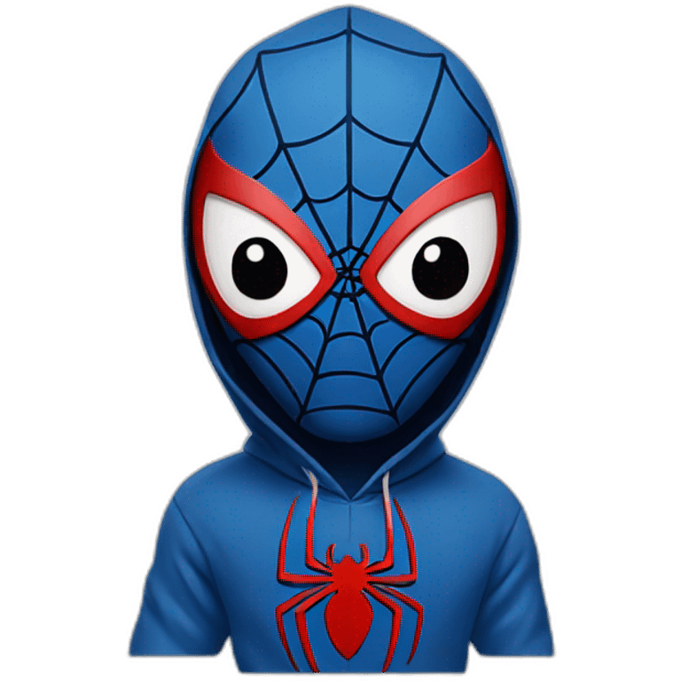 Spider-man with a hoodie emoji