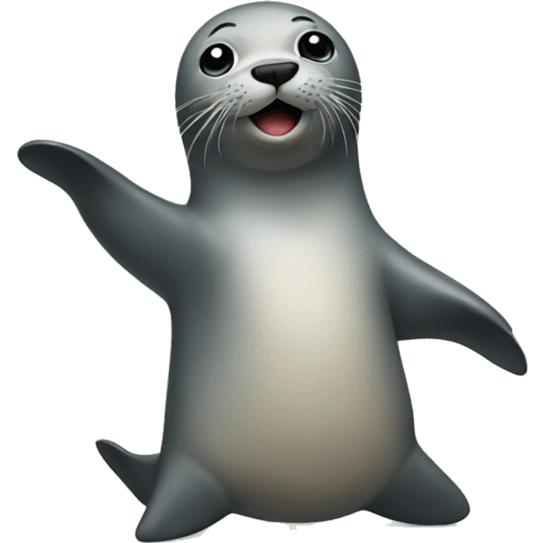 Seal dancing emoji