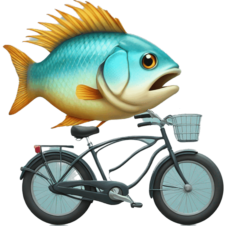 fish on a bike emoji