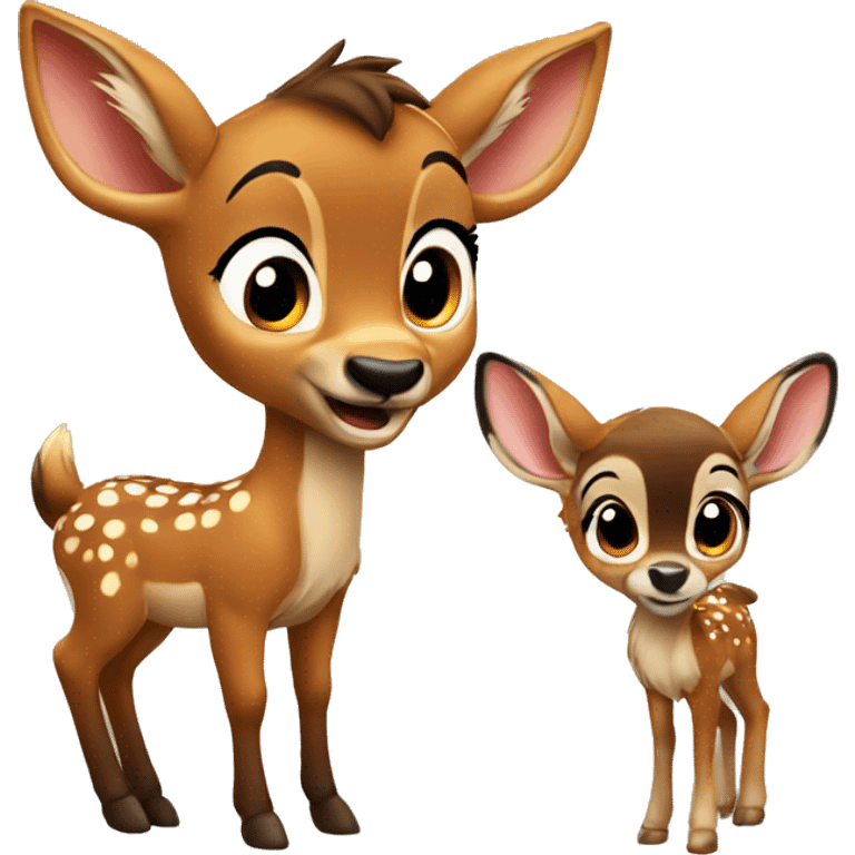 Bambi with masche emoji