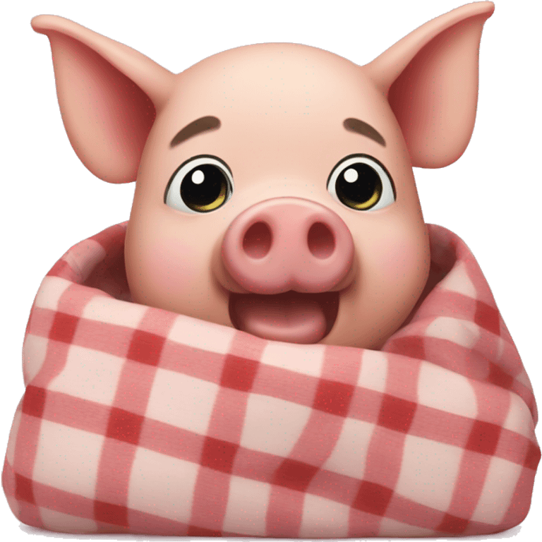 Pig in blanket  emoji