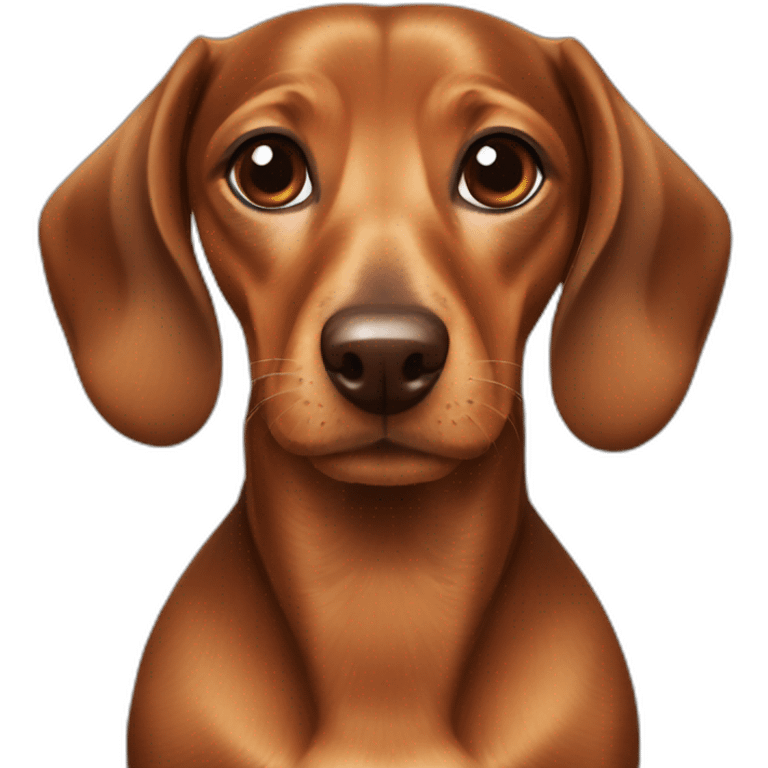 Lady brown Dachshund gr emoji