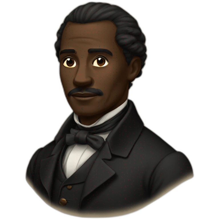 Black man in 1800s emoji