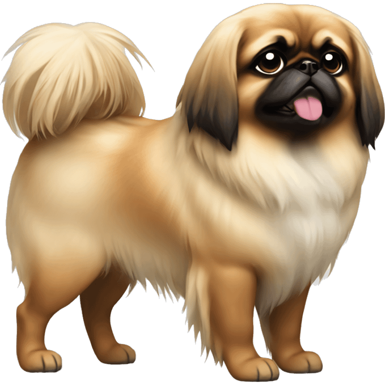 pekingese dog emoji